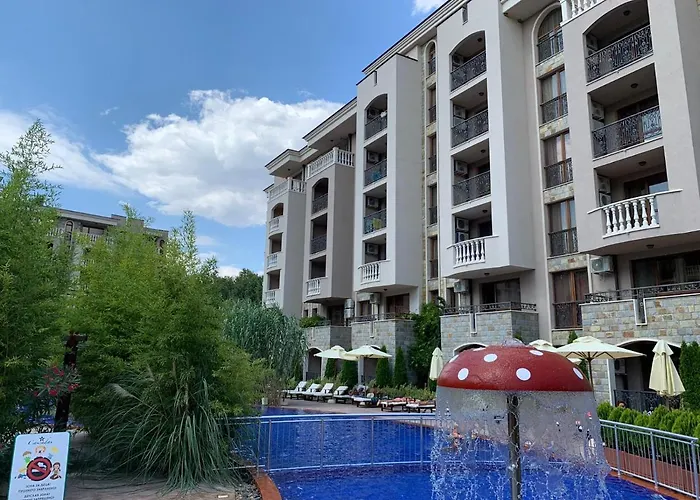 Luxury Orchid With A Garden In A Private Complex Cascadas Bulgaria 公寓式酒店 阳光海滩