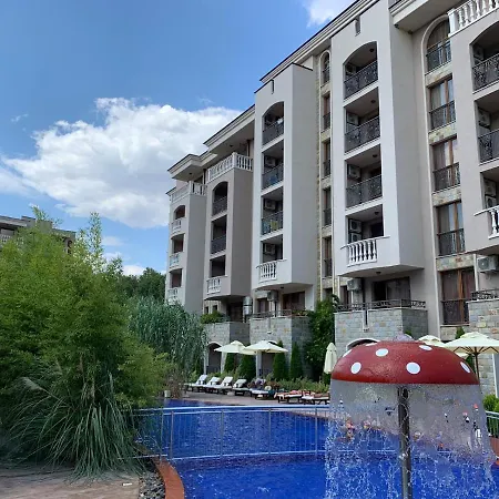 Luxury Orchid With A Garden In A Private Complex Cascadas Bulgaria מלון דירות סאני ביץ'