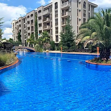 Lägenhetshotell Luxury Orchid With A Garden In A Private Complex Cascadas Bulgaria