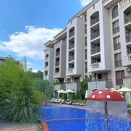 Luxury Orchid With A Garden In A Private Complex Cascadas Bulgaria Lägenhetshotell